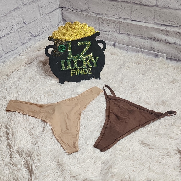 2pcs Skims SUMMER MESH STRING Thong & JELLY SHEER DIPPED THONG/3X/NWT - Picture 3 of 13